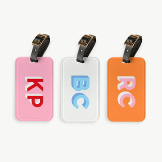 Double Monogram Luggage Tag