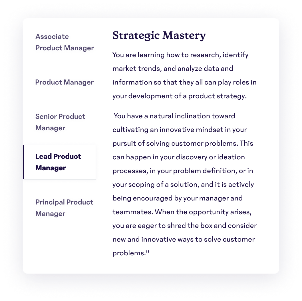 Strategic mastery